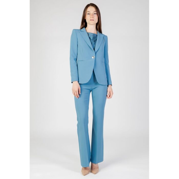 Rinascimento Turquoise Polyester Suits & Blazer - Image 3