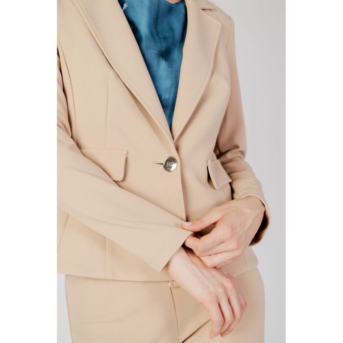 Rinascimento Beige Polyester Suits & Blazer - Image 5