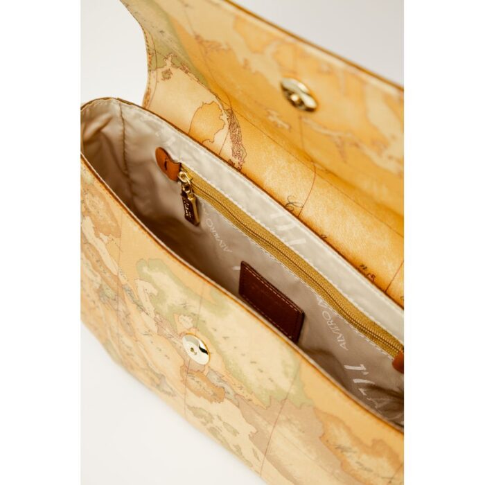 Alviero Martini Prima Classe Beige Leather Handbag - Image 5
