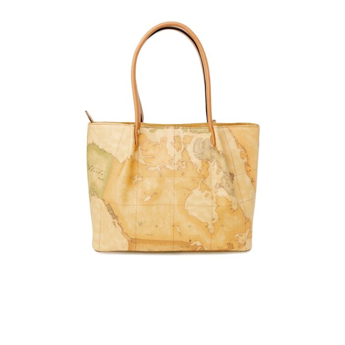 Alviero Martini Prima Classe Beige Leather Handbag - Image 3