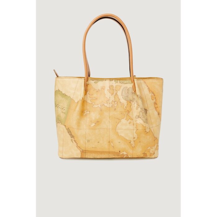 Alviero Martini Prima Classe Beige Leather Handbag - Image 5