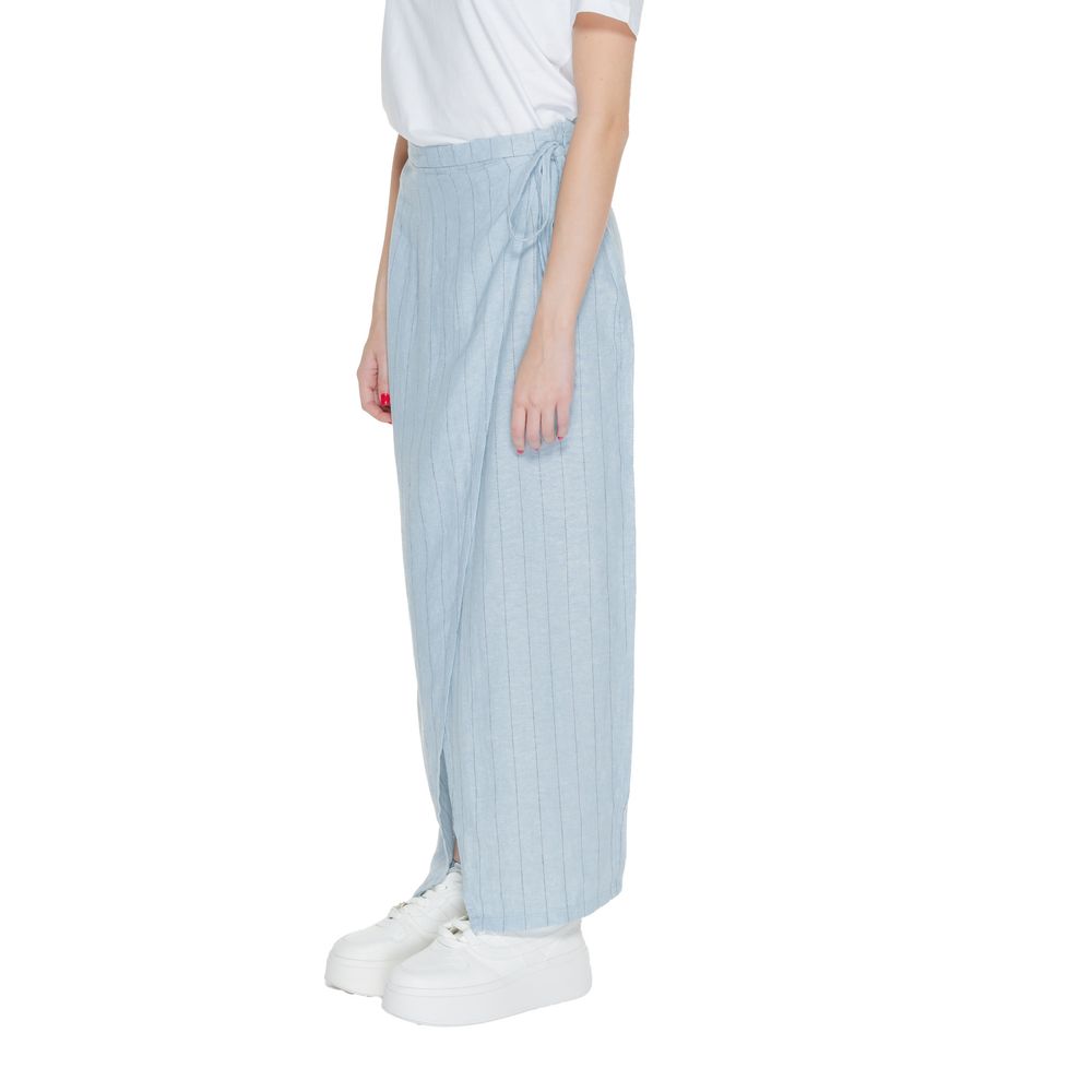 Vero Moda Light Blue Linen Skirt - Image 3
