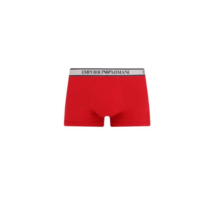 Emporio Armani Underwear Red Cotton Underwear - Image 3