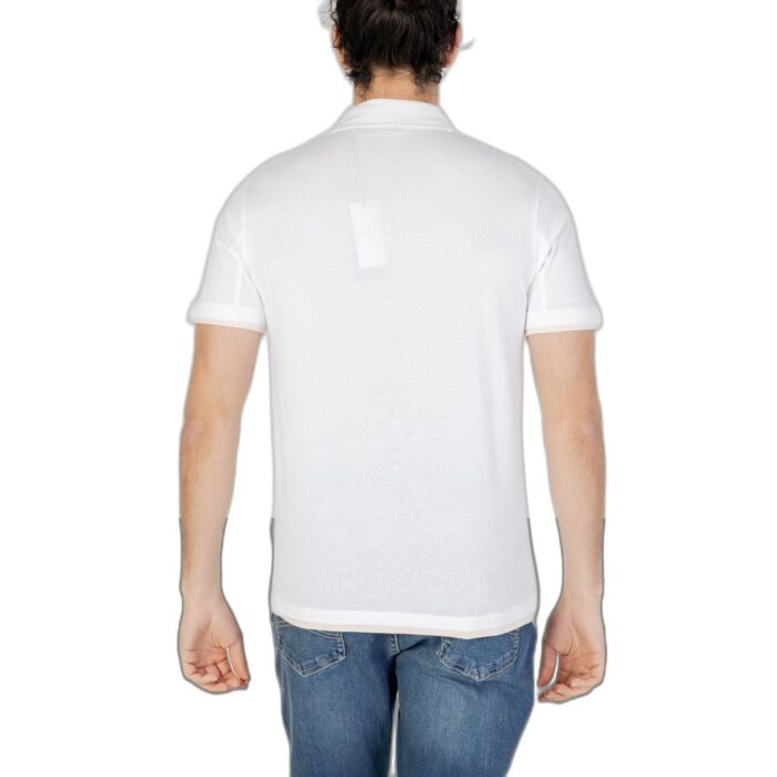 Hamaki-Ho White Cotton Polo Shirt - Image 2