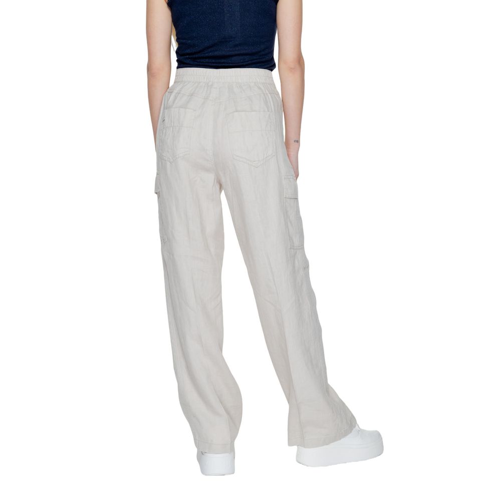 Street One Beige Linen Pant - Image 2