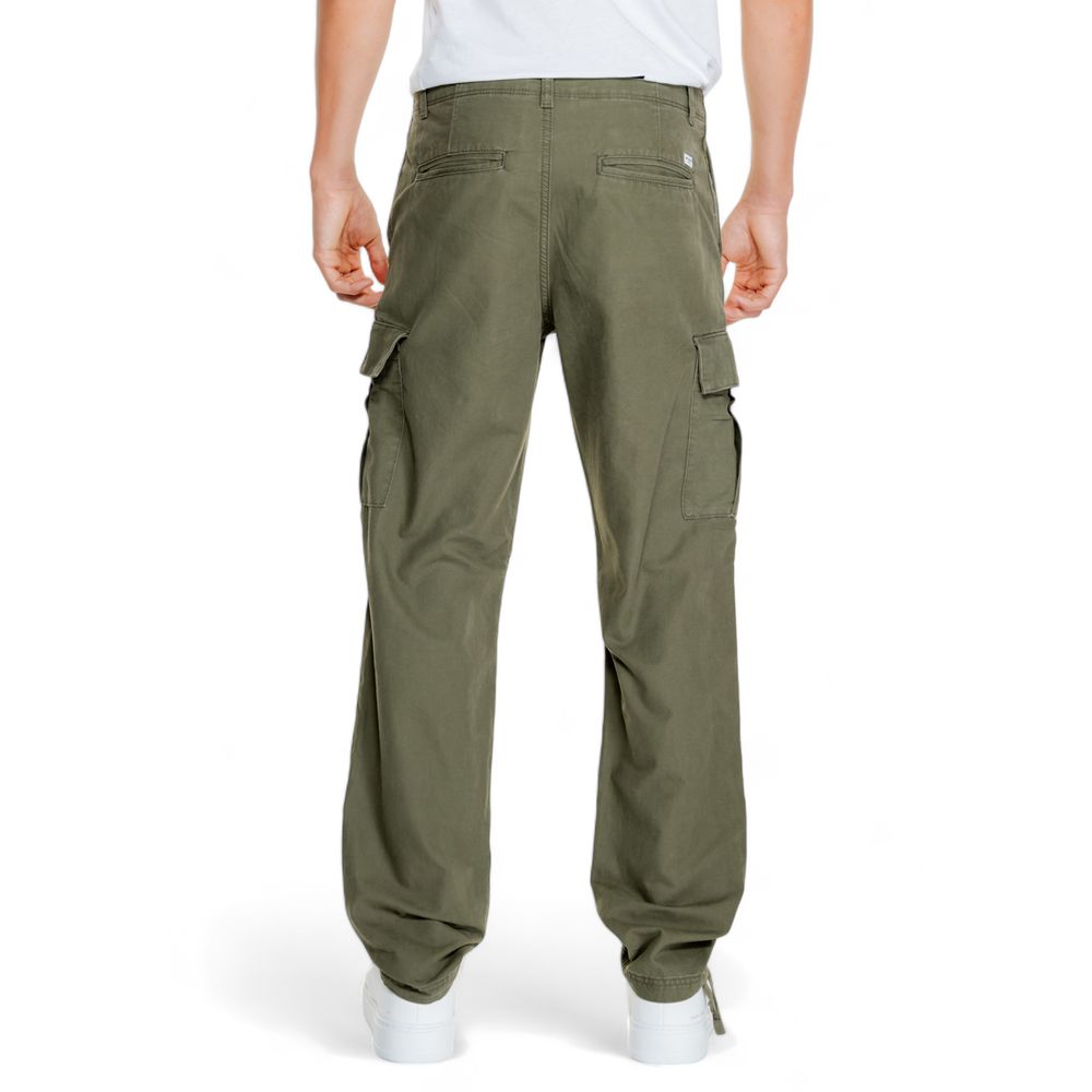 Jack Jones Green Cotton Cargo Pants - Image 2