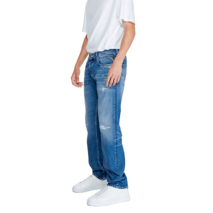 Replay Blue Cotton Jeans & Pant - Image 3