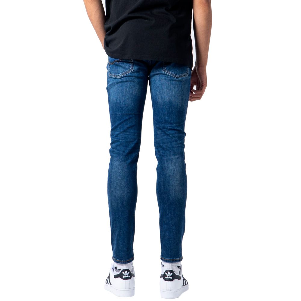 Jack Jones Blue Cotton Skinny Jeans - Image 2