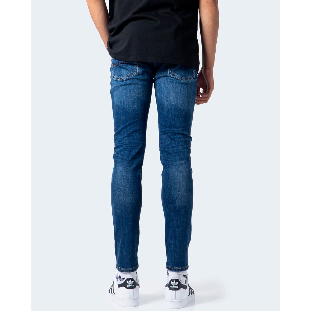 Jack Jones Blue Cotton Skinny Jeans - Image 3