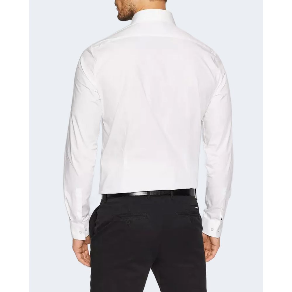 Calvin Klein White Cotton Dress Shirt - Image 3