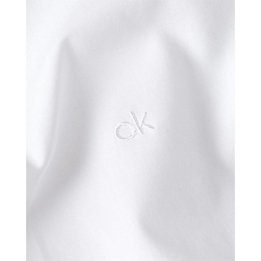 Calvin Klein White Cotton Dress Shirt - Image 5