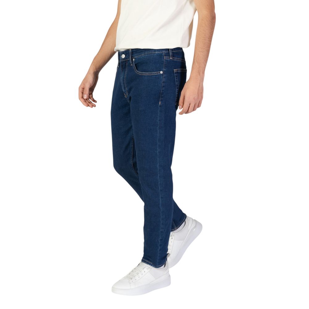 Calvin Klein Jeans Blue Cotton Slim Fit Jeans - Image 2