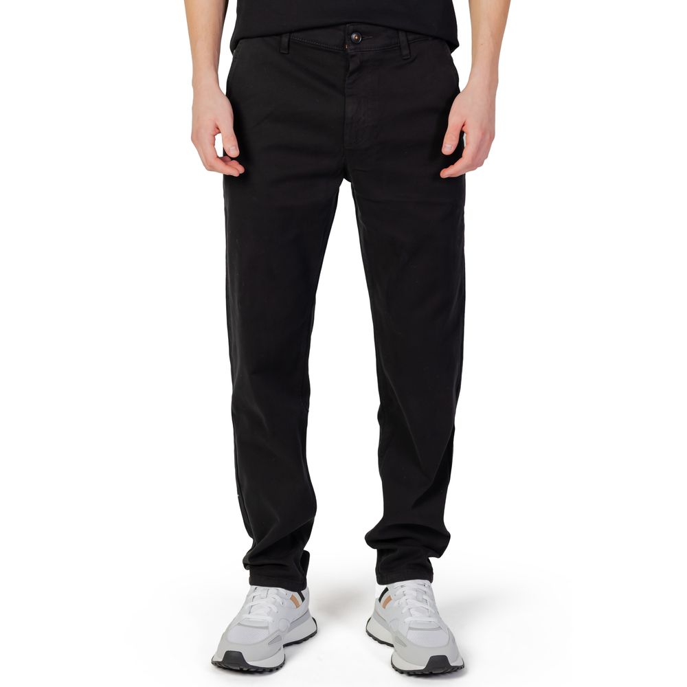 Hugo Boss Black Cotton Chino Pants - Image 3