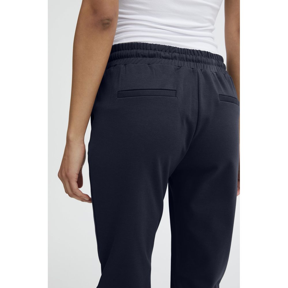 ICHI Blue Polyester Jeans & Pant - Image 4