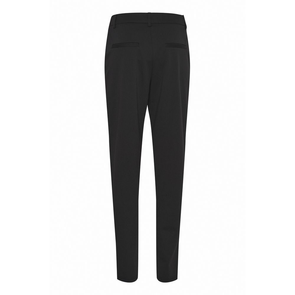 ICHI Black Recycled Polyester Pant - Image 2