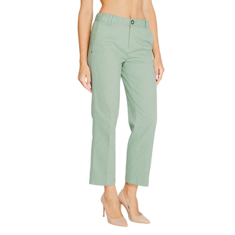 Street One Turquoise Cotton Chino Pants - Image 4