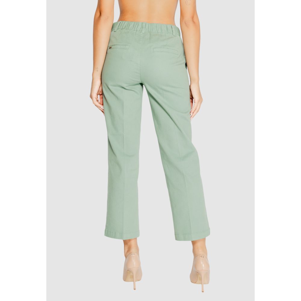 Street One Turquoise Cotton Chino Pants - Image 5