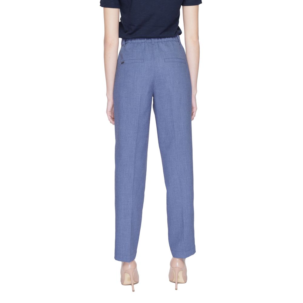 Street One Blue Polyester Pant - Image 2