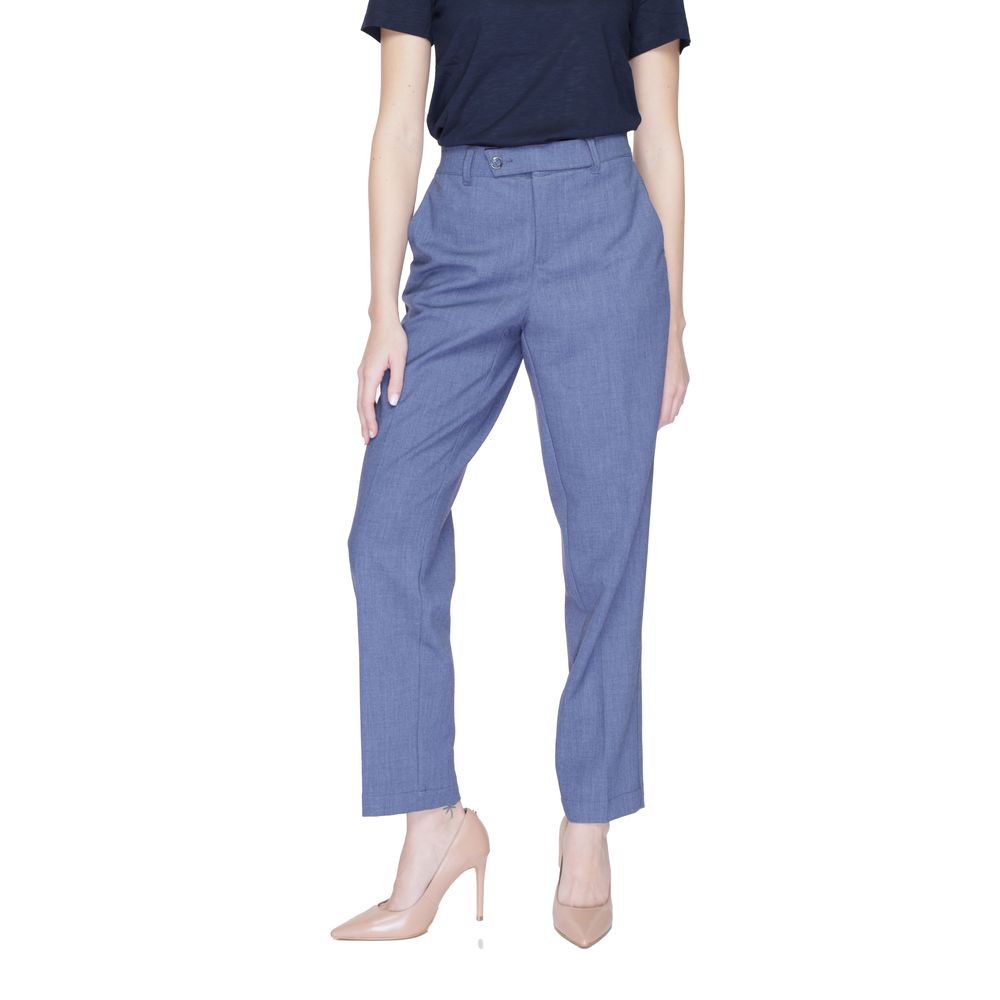 Street One Blue Polyester Pant - Image 3