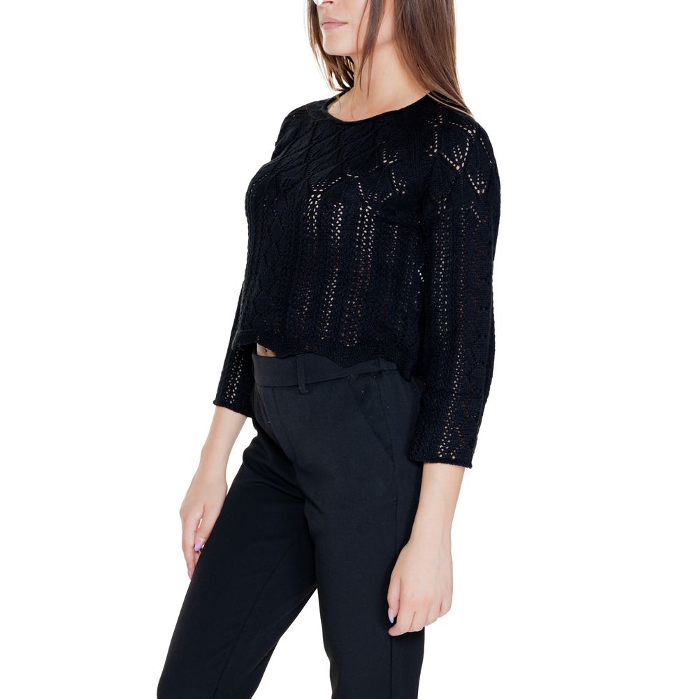 Vero Moda Black Cotton Sweatshirt - Image 4