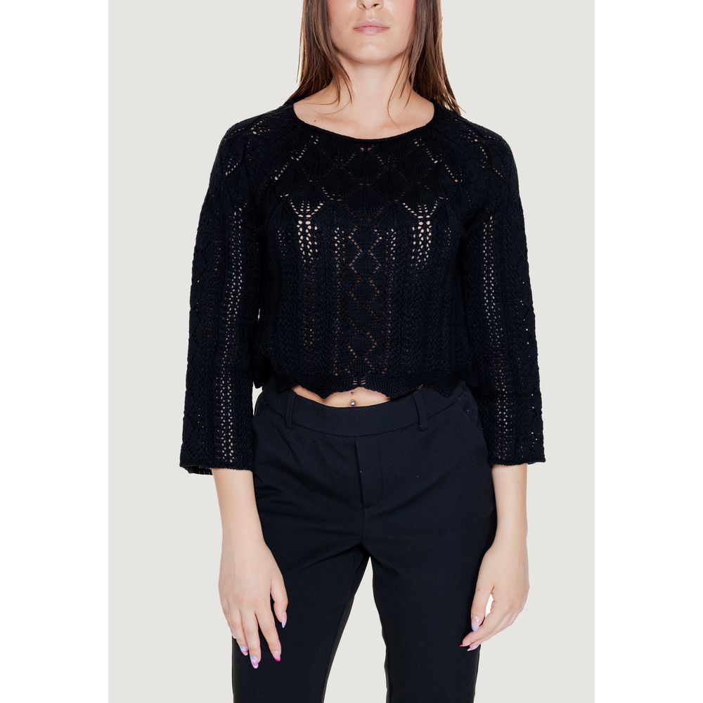 Vero Moda Black Cotton Sweatshirt - Image 5