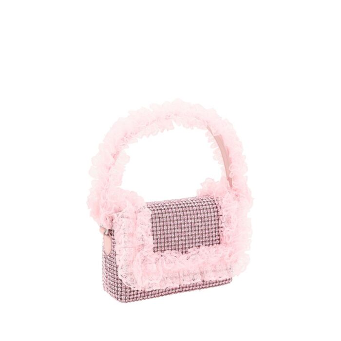 Self-Portrait Crystal Lace Shoulder Bag - Image 2