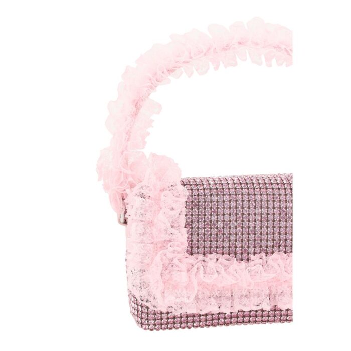 Self-Portrait Crystal Lace Shoulder Bag - Image 4