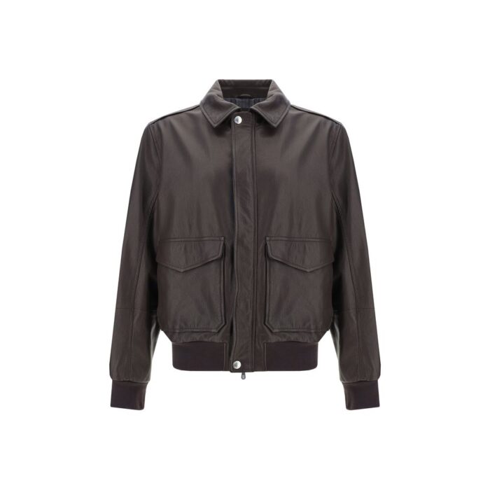 Brunello Cucinelli Leather Jacket