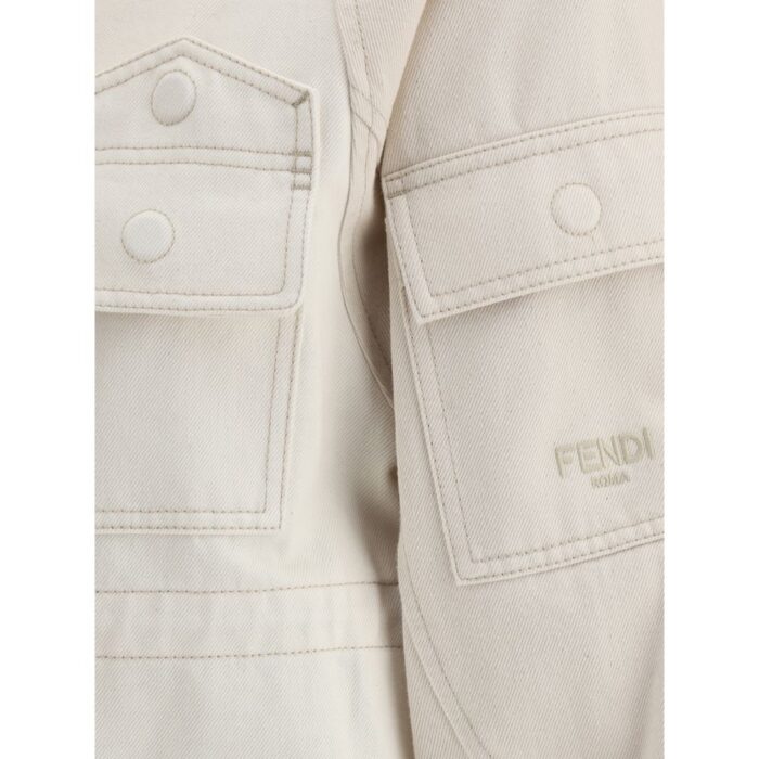 Fendi Denim Bomber Jacket - Image 3