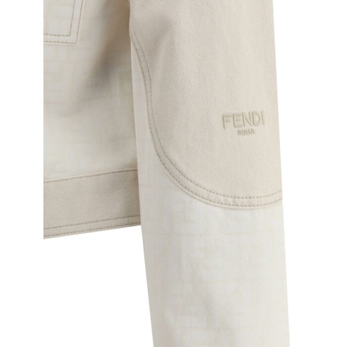 Fendi FF print Denim Gacket - Image 3