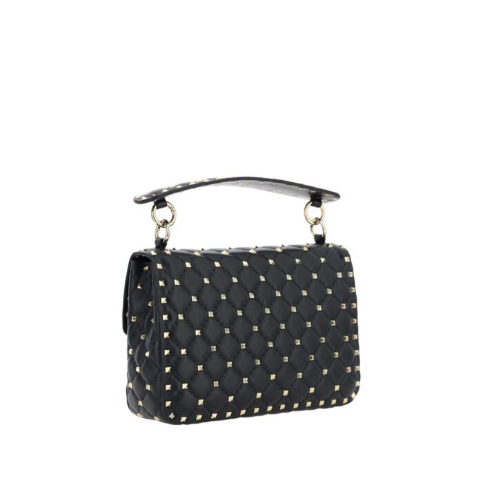 Valentino Garavani Rockstud Spike Leather Shoulder Bag - Image 3