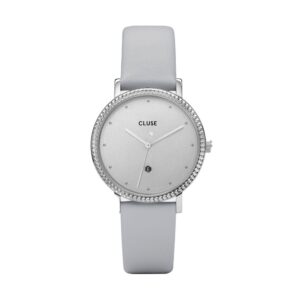 Cluse Gray Leather Watch