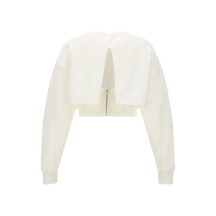 Alexander McQueen Cropped Sweatshirt - Image 3