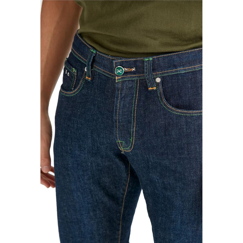 Tramarossa Blue Cotton Jeans & Pant - Image 4
