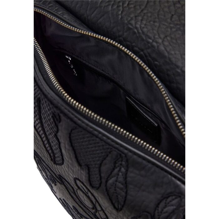 Desigual Black Polyethylene Backpack - Image 3