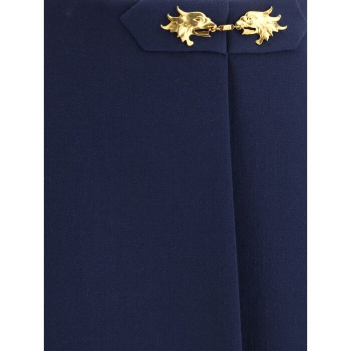 Valentino Pap Midi Skirt with Pleat - Image 3