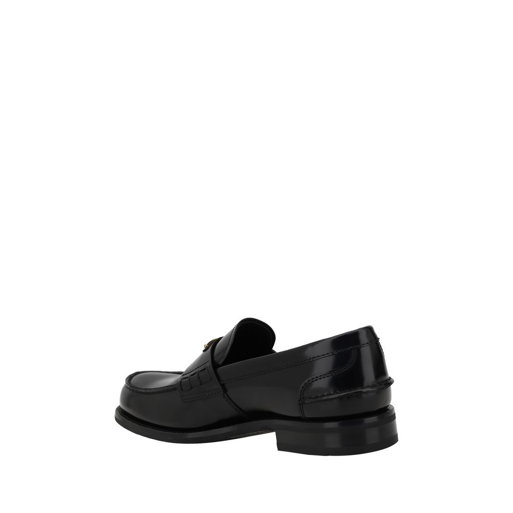 Prada Triangular plaque Loafers - Image 3