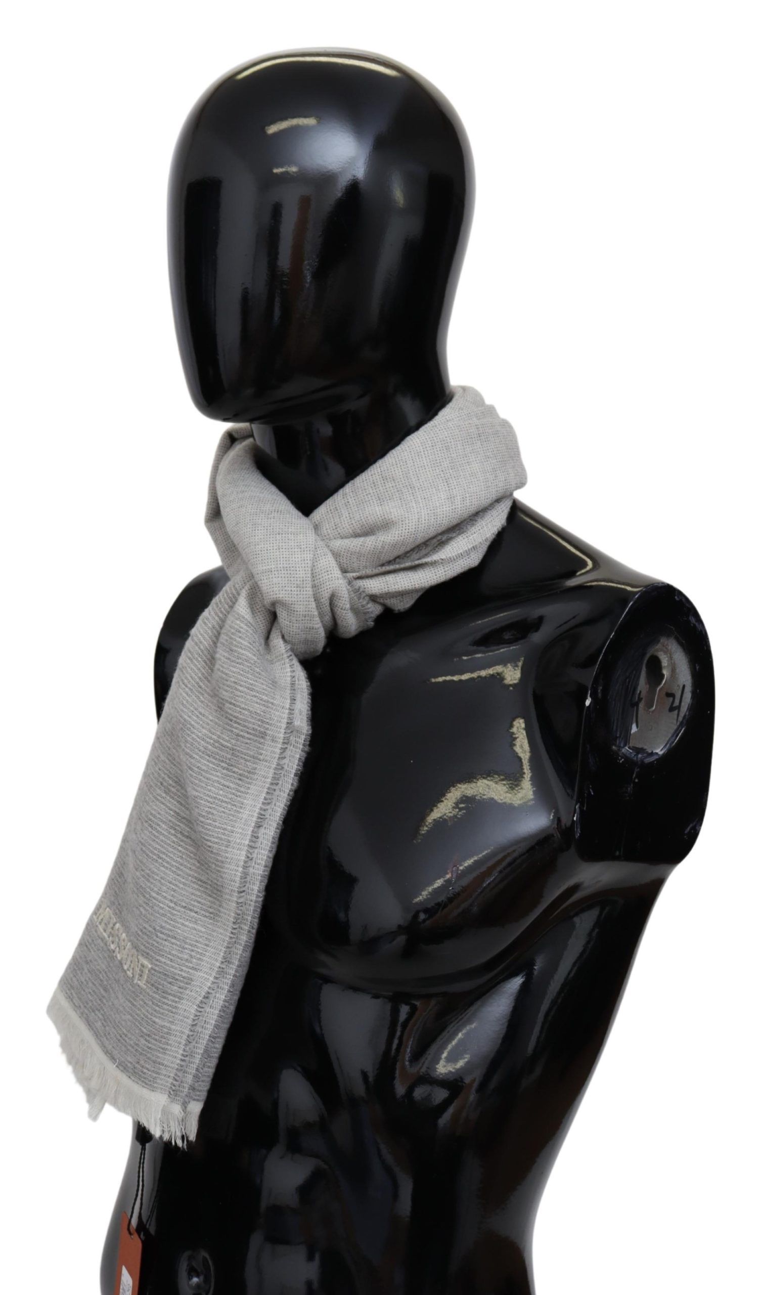 Missoni Beige 100% Wool Unisex Neck Wrap Scarf - Image 4