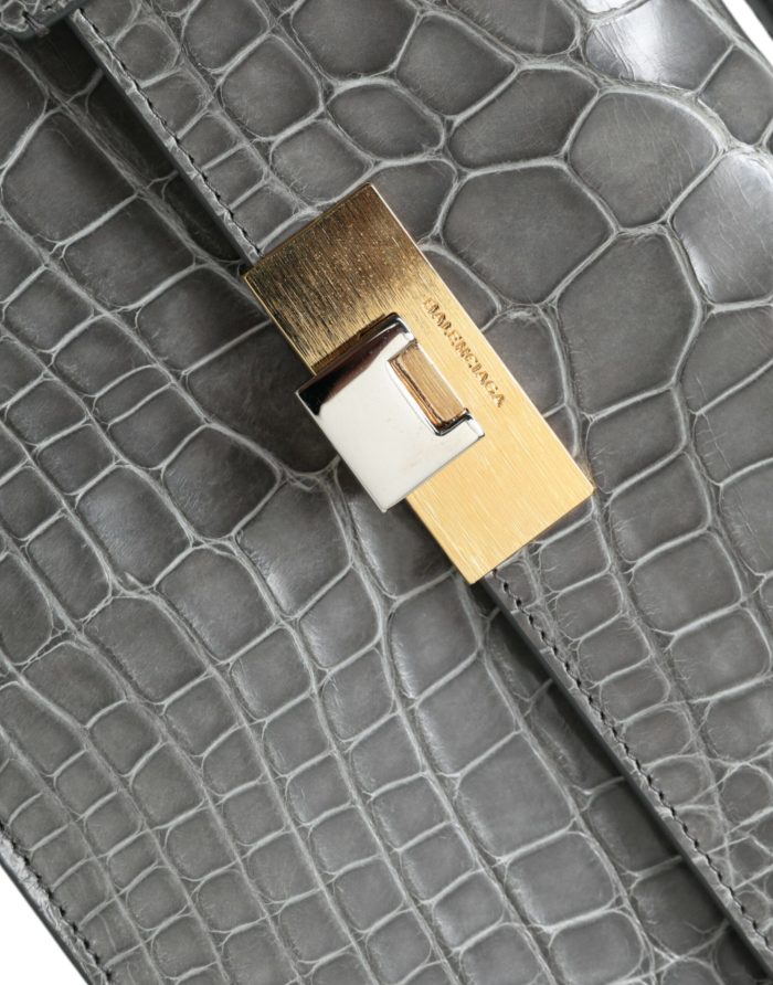 Balenciaga Alligator Leather Medium Shoulder Bag - Image 5
