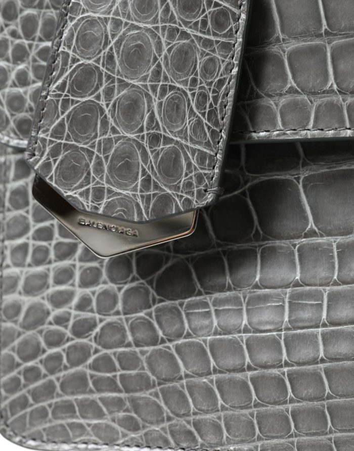 Balenciaga Alligator Leather Medium Shoulder Bag - Image 6