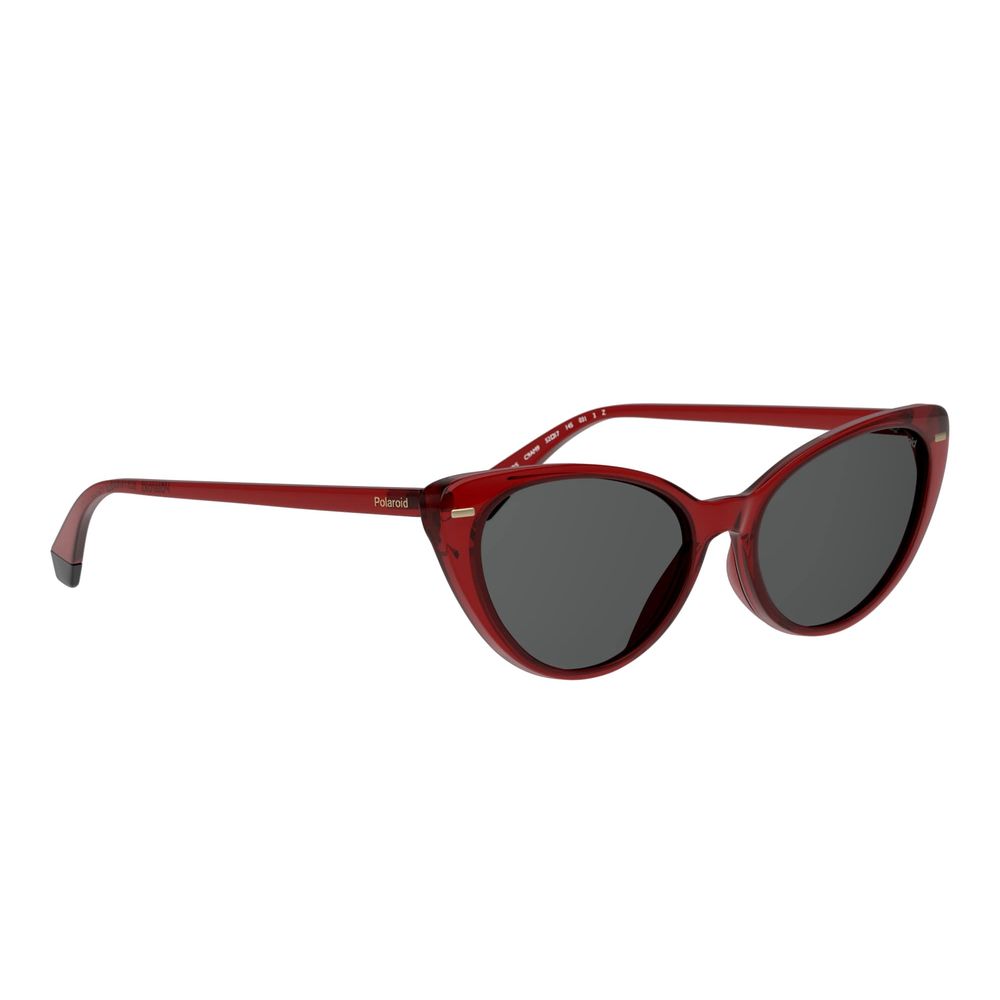 Polaroid Red Resin Sunglasses - Image 3