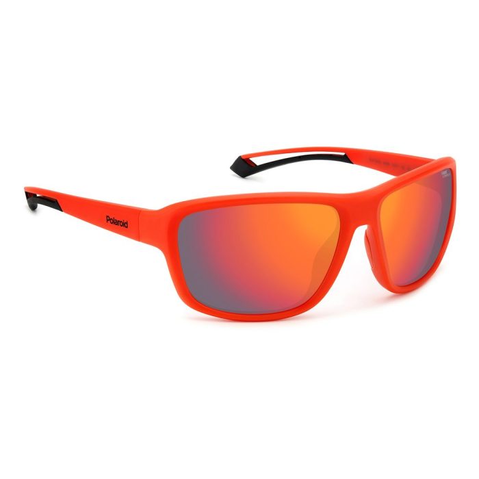 Polaroid Red Resin Sunglasses - Image 3