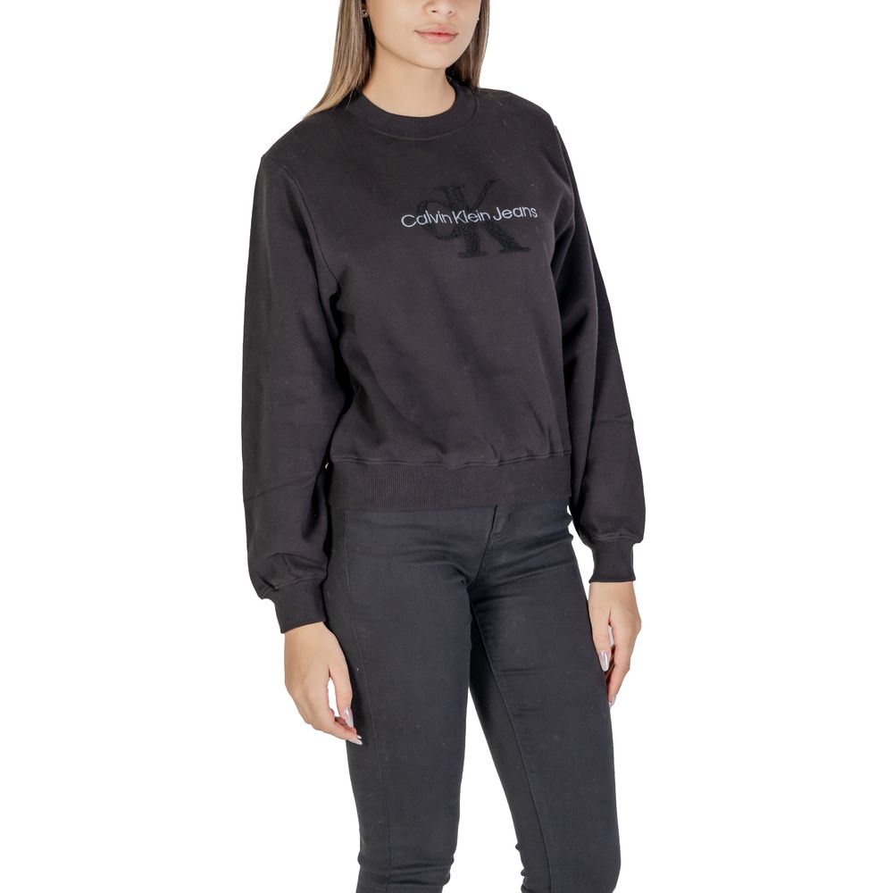 Calvin Klein Jeans Black Cotton Sweatshirt - Image 3