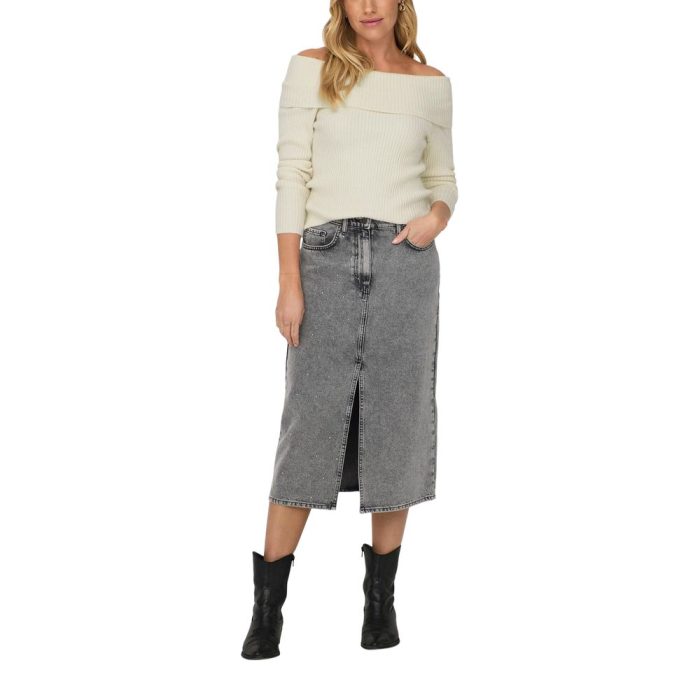 Only Cream Viscose Sweater - Image 3
