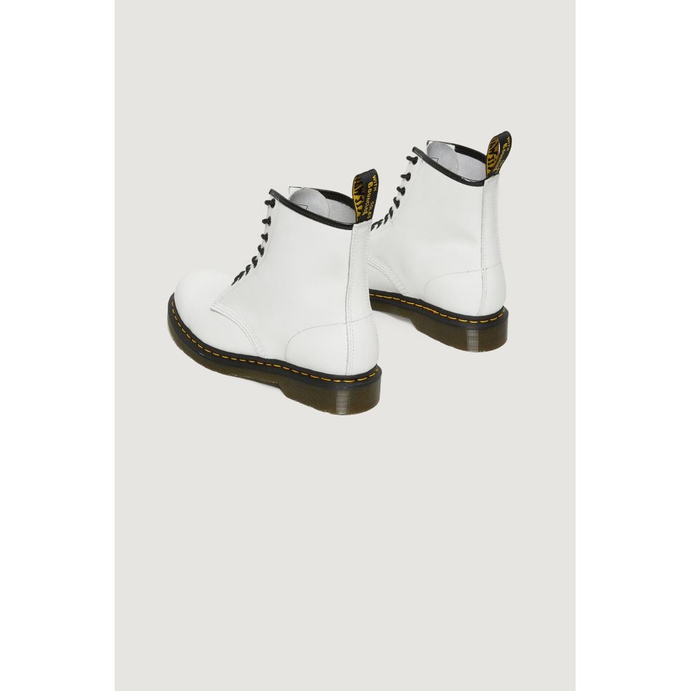 Dr. Martens White Leather Lace-Up Boots - Image 3