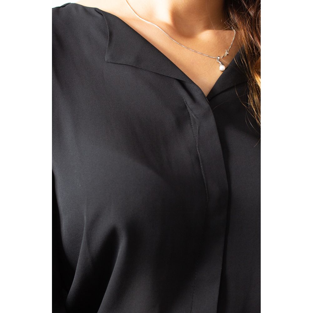 Vila Clothes Black Polyester Blouse - Image 3