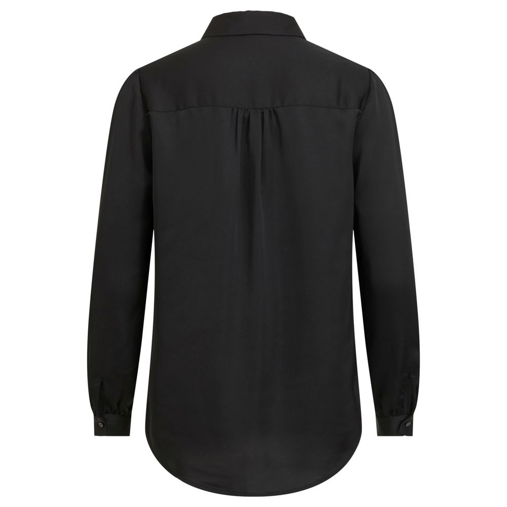 Vila Clothes Black Polyester Blouse - Image 2