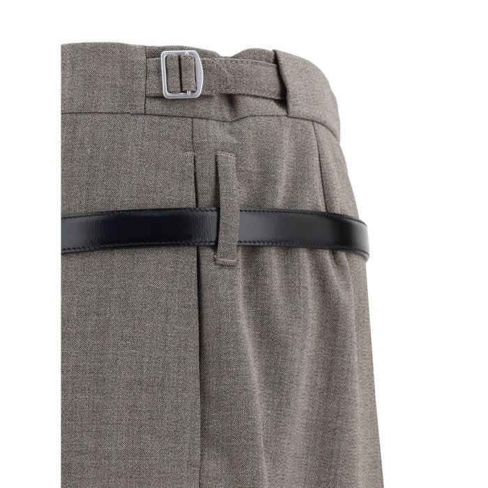Prada Mélange palazzo Pants - Image 3