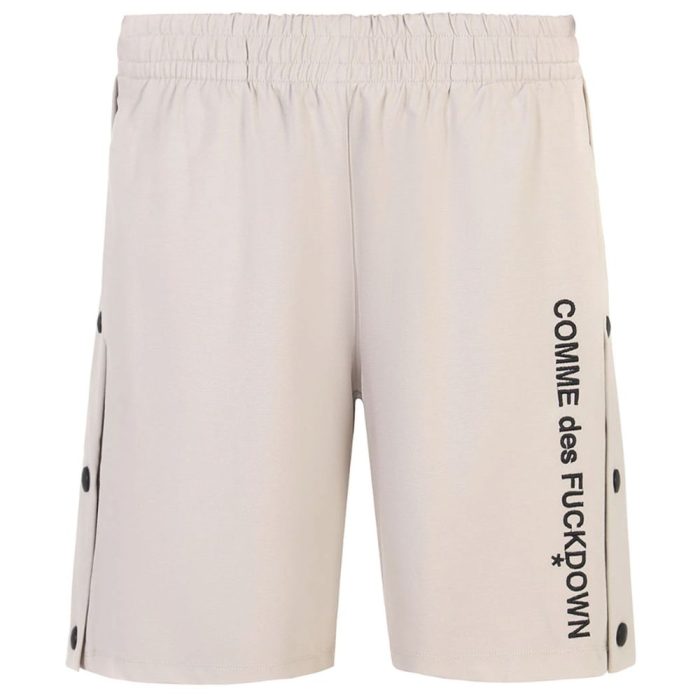 Comme Des Fuckdown Beige Viscose Short - Image 3