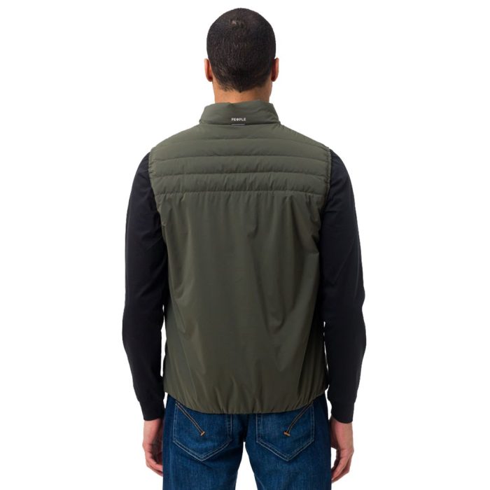 People Of Shibuya Green Polyester Vest - Image 2